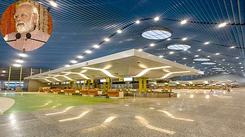 PM Modi inauguates Chennai airport's new terminal building