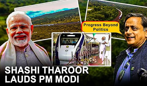 Progress must be beyond politics: Tharoor hails announcement of launch of Kerala's first Vande Bharat