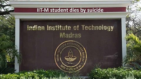 IIT-M student dies by suicide