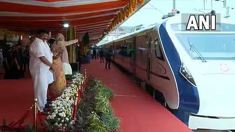 PM Modi flags off Secunderabad-Tirupati Vande Bharat Express