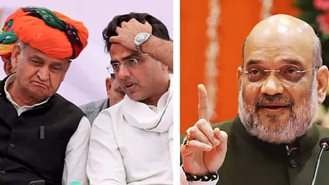 Gehlot filling Cong coffers with corruption money, Pilot's number will not come: Amit Shah