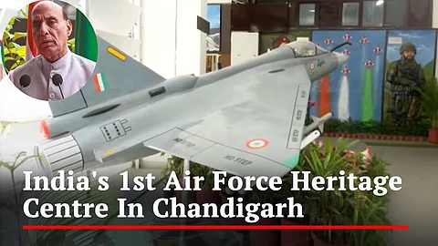 Defence Minister Rajnath Singh inaugurates IAF Heritage Centre in Chandigarh