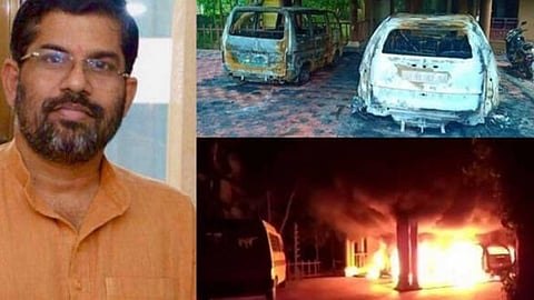 BJP leader held in ashram arson case