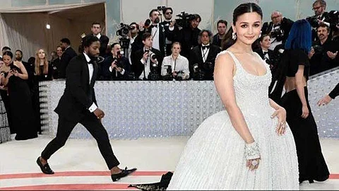 Alia Bhatt channels iconic Chanel bride at Met Gala debut in 'made in India' creation