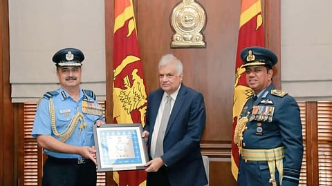 AF chief meets Lankan President & PM, discusses avenues for deepening cooperation in defence sphere