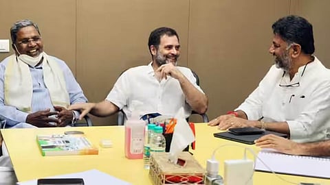 Karnataka CM decision: Siddaramaiah, Shivakumar meet Rahul