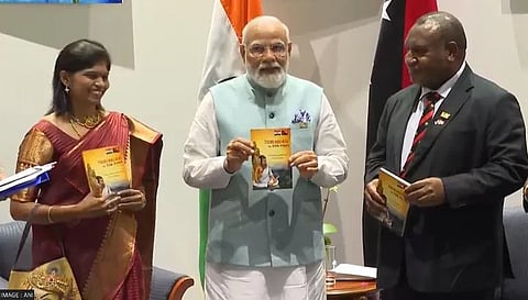 PM Modi releases Tamil classic 'Thirukkural' in Tok Pisin language of Papua