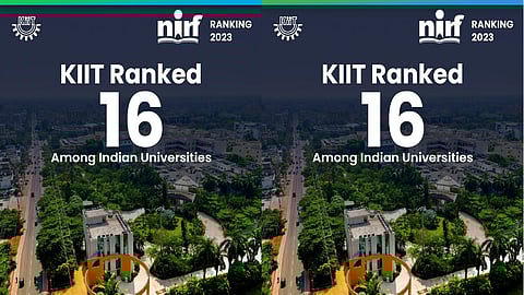 KIIT Jumps to 16th Position in NIRF Indian Rankings 2023