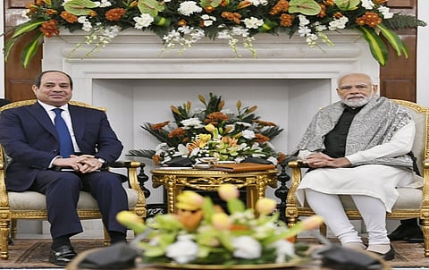 PM Modi meets Egyptian President El-Sisi