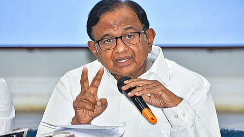 Senior Congress leader P Chidambaram