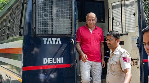 Sisodia arrives at his residence but fails to meet ailing wife, returns to Tihar jail