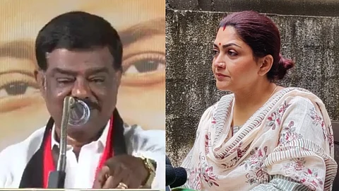 DMK sacks platform speaker for 'indicipline' after BJP leader Khushbu slams him for 'crass comments' about her