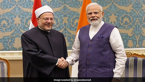 PM Modi meets Egypt's Grand Mufti, discusses countering extremism, radicalisation