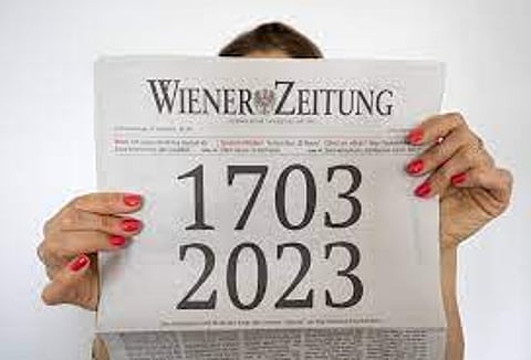 Stop the press: Vienna newspaper Wiener Zeitung ends daily print edition after 320 years