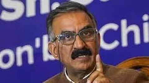 Himachal Chief Minister Sukhvinder Singh Sukhu