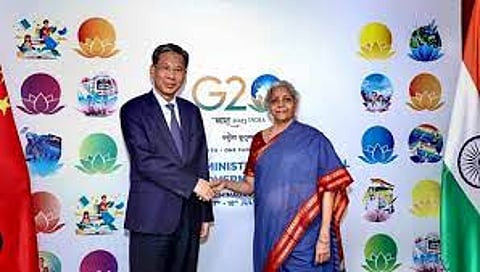 Nirmala Sitharaman meets Chinese counterpart