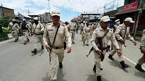 Manipur Police team