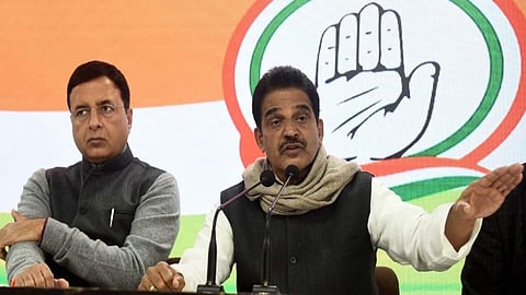 K C Venugopal (right)