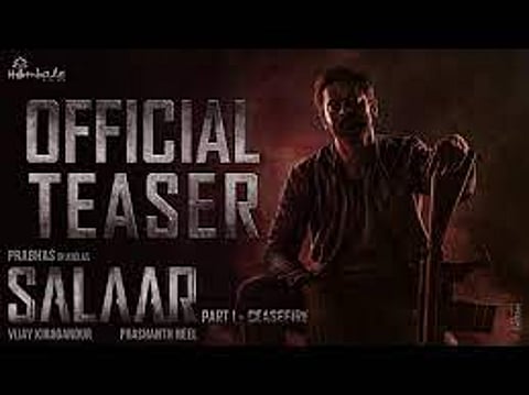 Hombale Films drops teaser of Prabhas-starrer 'Salaar Part 1: Ceasefire'