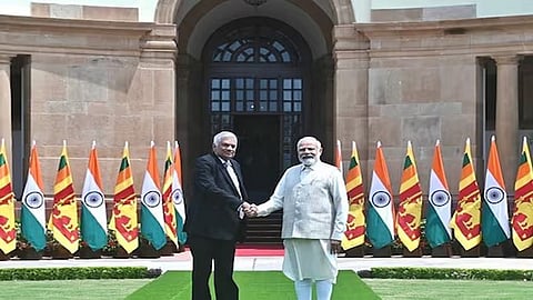 PM Modi Hosts Sri Lankan President Wickremesinghe