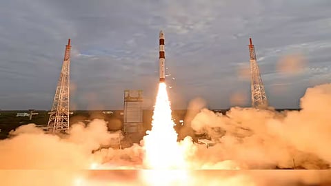 PSLV-C56 launching from Sriharikota