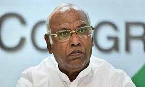 Congress president Mallikarjun Kharge