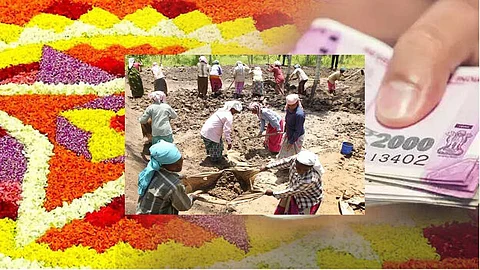 Onam festival allowance for MGNREGS workers