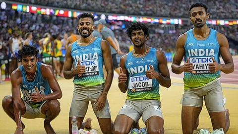 Indian men’s 4x400m relay team breaks Asian record, qualifies for final at World Athletics Championships
