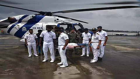 The Coast Guard carried out the medical evacuation of mariner Valid Ola Gilber