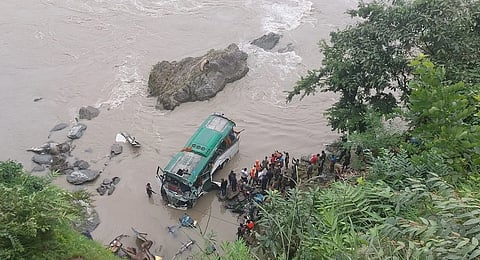 Eight killed, 15 injured in bus accident in Nepal