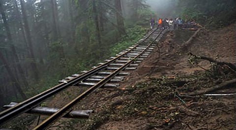 Cloudburst and landslide in Himachal Pradesh