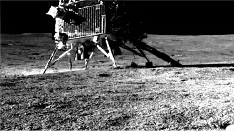 The photo of Vkram lander - taken by Pragyan rover