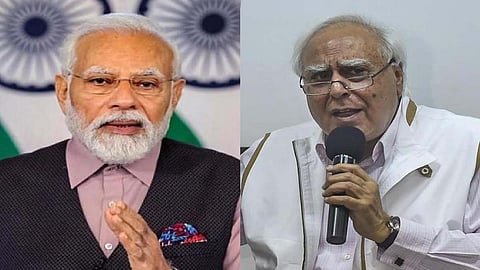 PM Modi and Kapil Sibal
