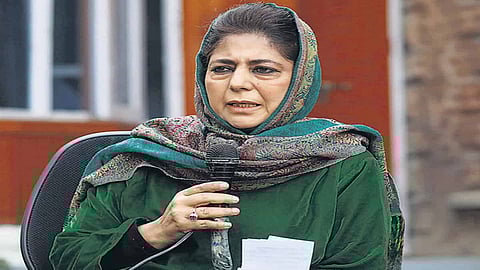 PDP chief Mehbooba Mufti
