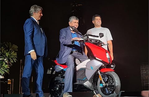 TVS X: TVS' Premium Electric Crossover Two-Wheeler