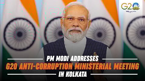 PM Modi's address at G20 anti-corruption ministerial meeting