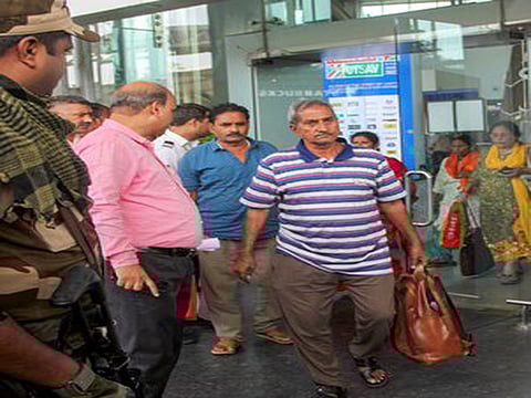 Survivors of the Train Fire tragedy in Madurai, Tamil Nadu