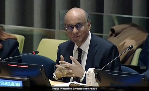 Singapore-born Indian-origin Tharman Shanmugaratnam