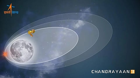 Chandrayan-3 orbit reduction maneuver