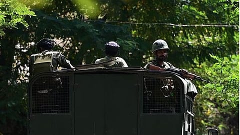 Terrorist hide out in the Ananthnag forest area