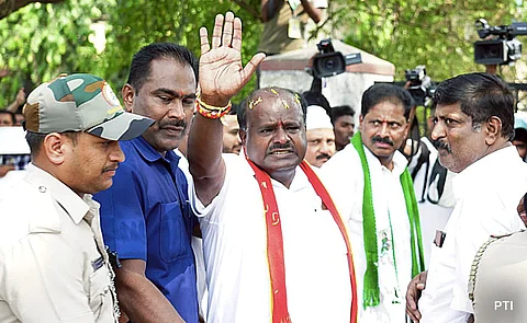 JD(S) leader Kumaraswamy to meet Amit Shah and J.P. Nadda for alliance talks