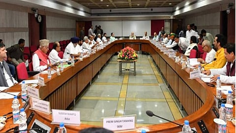 All party meeting ahead of parliament session