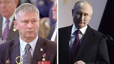 Russian President Vladimir Putin meets former Wagner commander Andrei Troshev