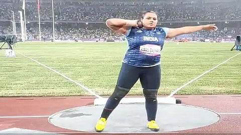 Kiran Baliyan wins Bronze medal in the shotput, athletics event of Asian Games 2023