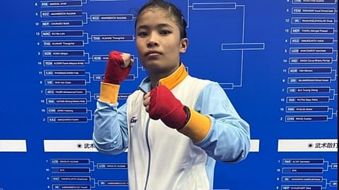 Roshibina Devi bags silver in women's 60kg wushu, dedicates medal to Manipur amid ongoing turmoil