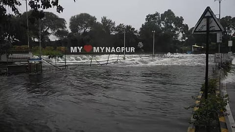 Ambazari lake, Nagpur after heavy rain