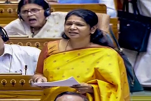 DMK leader Kanimozhi