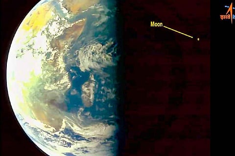 ISRO releases 'selfie' and images of Earth, Moon taken by Aditya-L1 camera