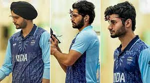 India Wins Gold in Men's 10m Air Pistol at Asian Games