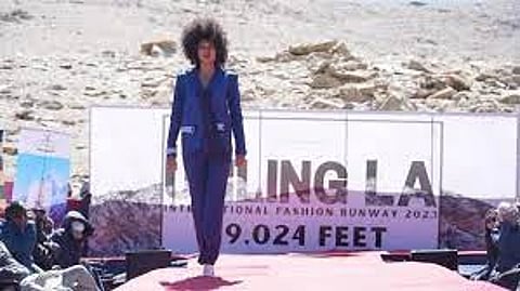 Fashion Show at World's Highest Road Sets New World Record